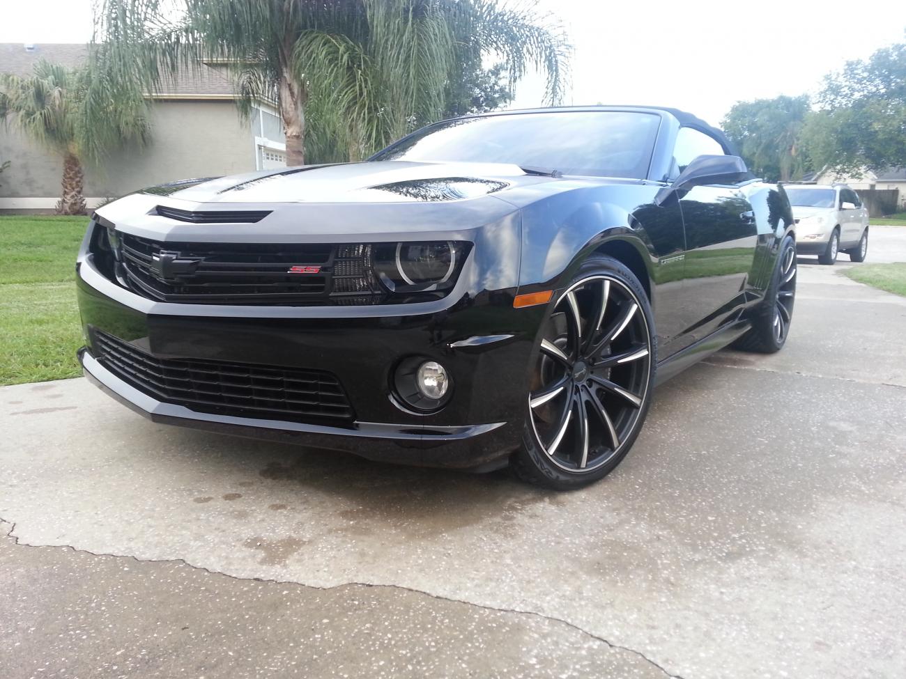 Gianelle Cuba-10 Black r22 on Chevrolet Camaro SS
